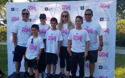 Kash with Family and Friends at the Walk for Hope