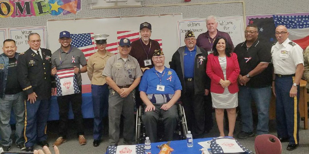 Veterans of U.S. Military Visit Sierra Vista Middle School for Veterans Day